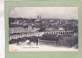Lausanne et le Grand Pont 1906