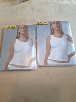 2 Calida Bodywear Tops Micro weiss+schwarz Grösse S neu
