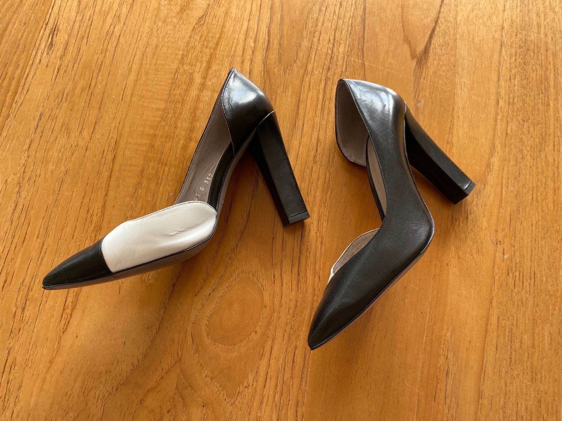 Damenschuhe: Gino Rossi Pumps in Schwarz/Weiss – Gebraucht aus Zürich von Grothschild 4