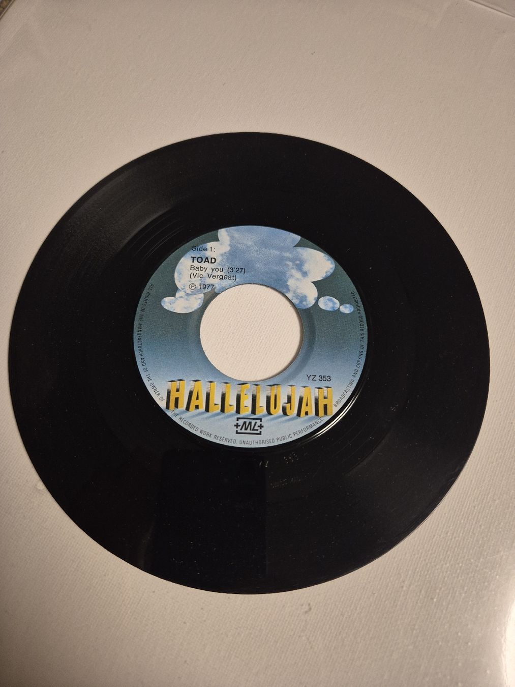Dischi in vinile: Toad -  Baby you / I'm going  - Single 7,CH – Usato da Uster venduto da newwave0 2