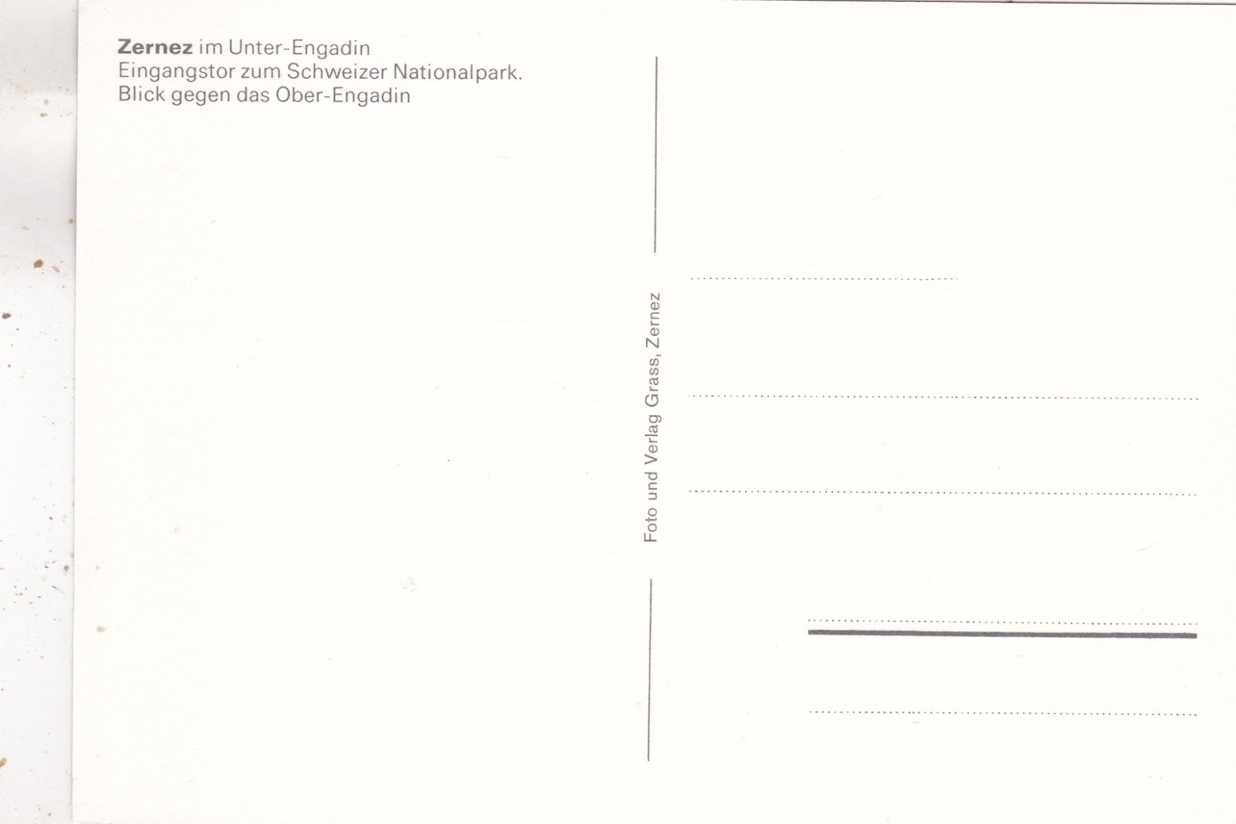 Ansichtskarten: Zernez – Gebraucht aus Herisau von Lisegrat2008 1