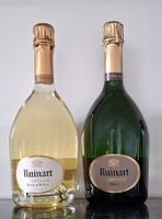 Ruinart Champagne Set:1x Blanc de Blancs 75cl & 1x Brut 75cl