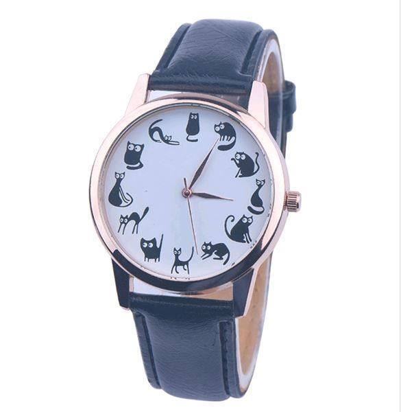 Orologi: Montre Chat avec bracelet – Nuovo e nell'imballaggio originale da Gurmels venduto da Swisspod 1