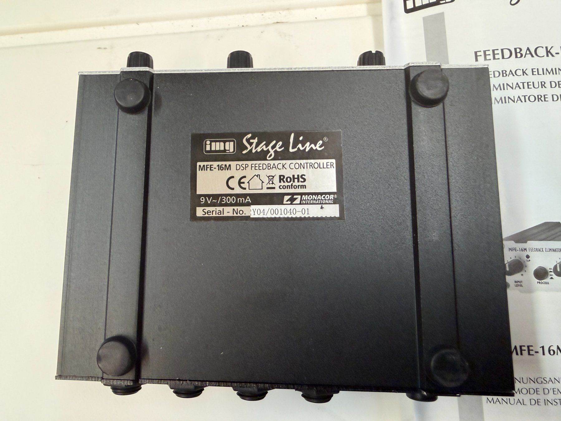Equalizzatori: IMG Stage Line MFE-16M Stereo DSP Feedback Controller, OVP – Nuovo e nell'imballaggio originale da Hettlingen venduto da gnaeges 5