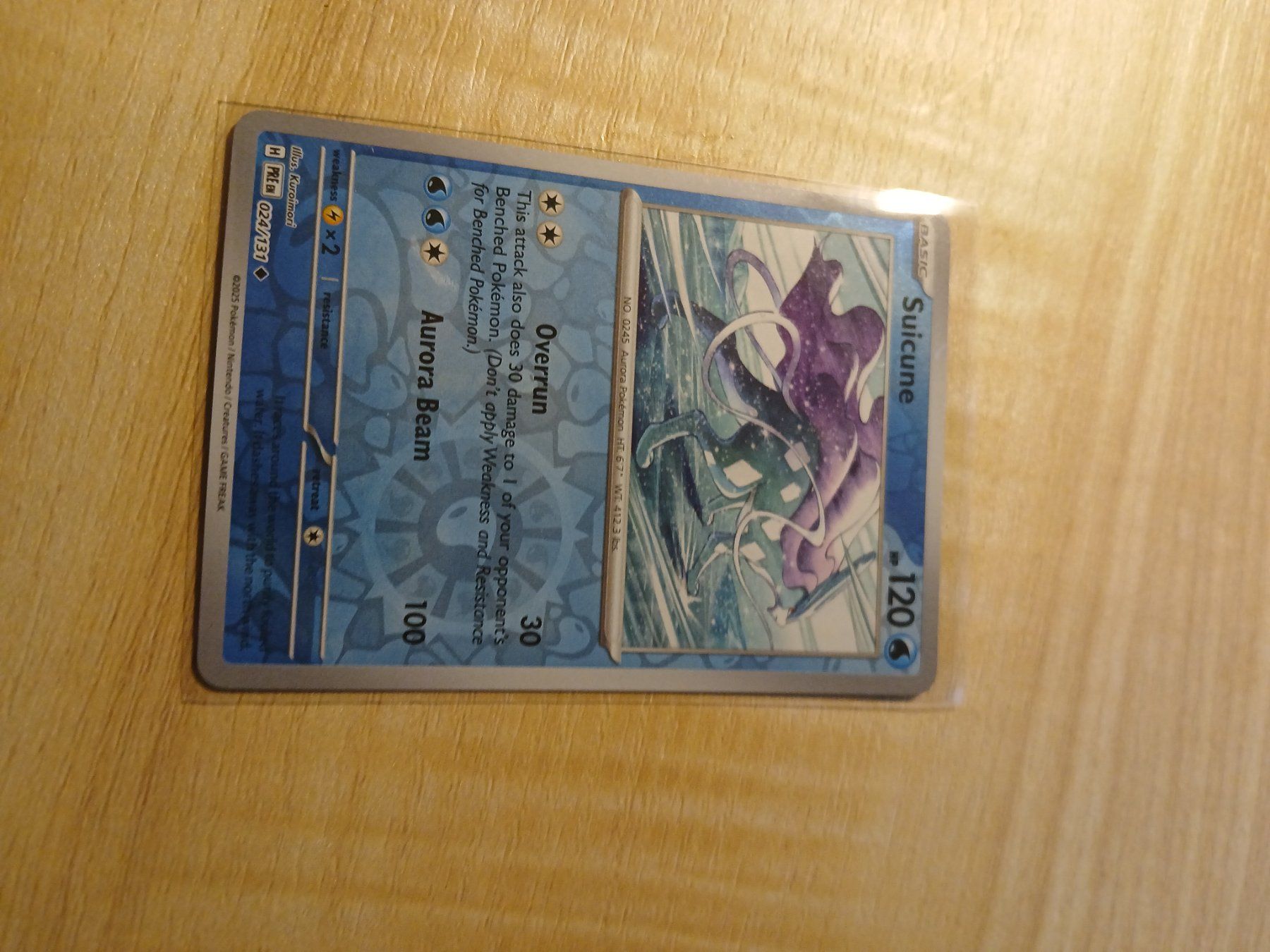 Pokémon Carte collezionabili: Pokemon Suicune Reverse Holo 024 Prismatic Evolutions EN – Usato da Bülach venduto da KesslerGoods
