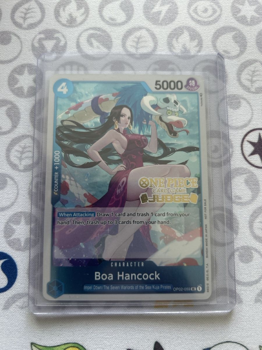Bandai Sammelbilder & Trading cards: Boa Hancock Judge OP02-059 – Neu (gemäss Beschreibung) aus Zürich von AinzCHF