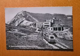 Hotel et Sommet des Rochers de Naye mit alter Bergbahn 1961