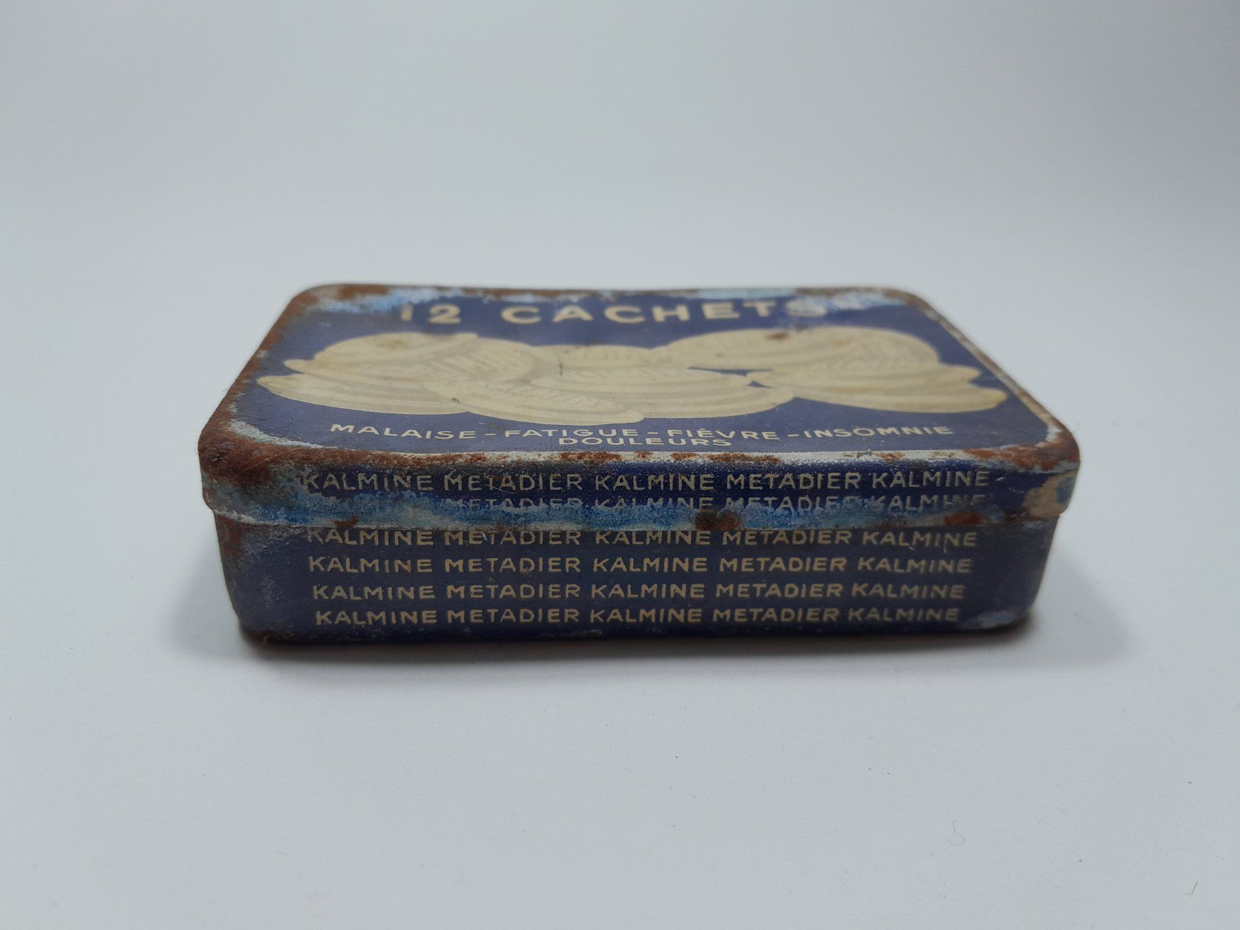 Barattoli: Vintage Blechdose - 12 Cachets – Usato da Männedorf venduto da Bel-view 1