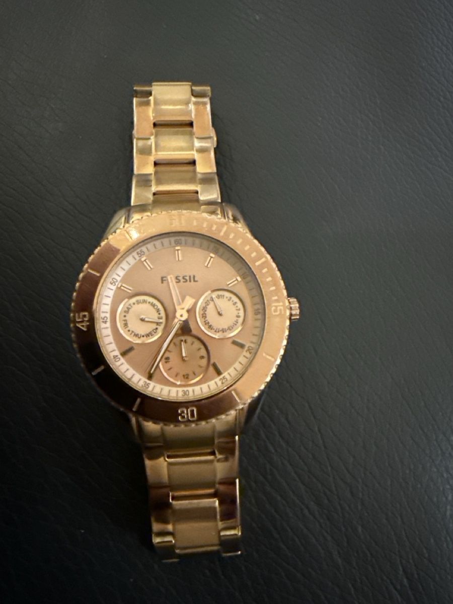 Fossil Orologi: Fossil Damenuhr, Gold, 44 mm. – Usato da Jona venduto da swissness62 5