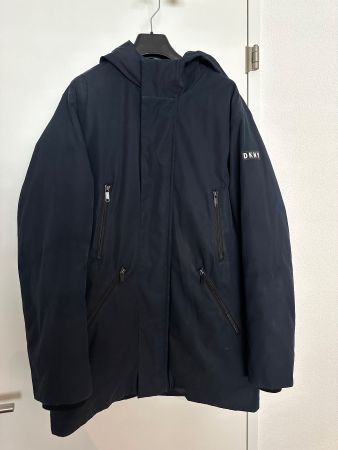 AB 1!!! DKNY Herren Winterjacke dunkelblau hochwertig - L