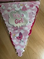 🤱Babygirlande Mädchen /6 Meter mit 8 Wimpel 🤱