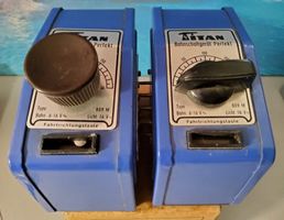 2 sehr alte TITAN Bahnschaltgeräte perfekt