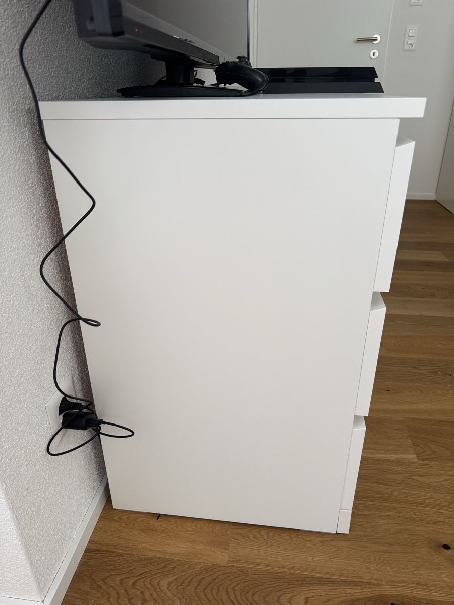 Ikea Commodes: Malm Kommode 3 Schubladen weiss – Neuf (Voir description) à Oberbüren par dijbdn 3