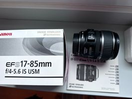 Canon EFS 17-85mm f/4-5.6 IS USM Zoomobjektiv