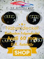Audi Nabendeckel Radnaben Nabenkappen Felgendeckel 60 mm Neu