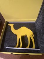 Camel Zigarettenfigur gelb in OVP Sammlerstueck ovp