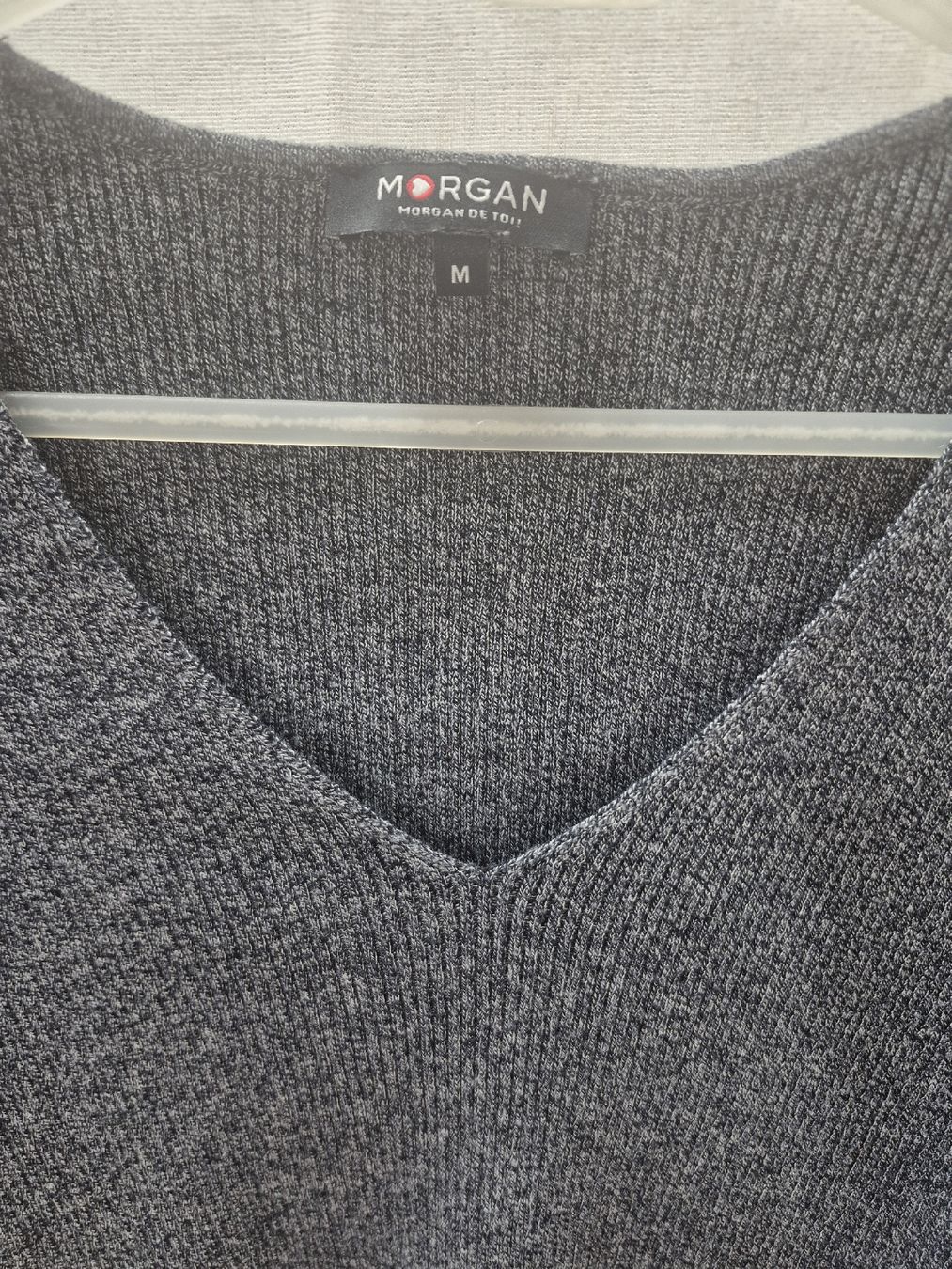 Morgan Pullover & Sweatshirts: Pull femme Morgan gris taille M comme neuf – Neu (gemäss Beschreibung) aus St-Pierre-Clages von _RV 1