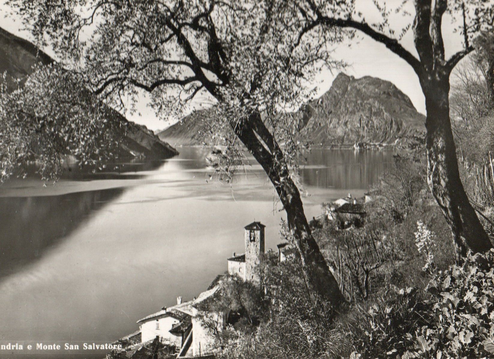 Cartoline postali: Gandria e Monte San Salvatore – Usato da Melano venduto da pisonsdro