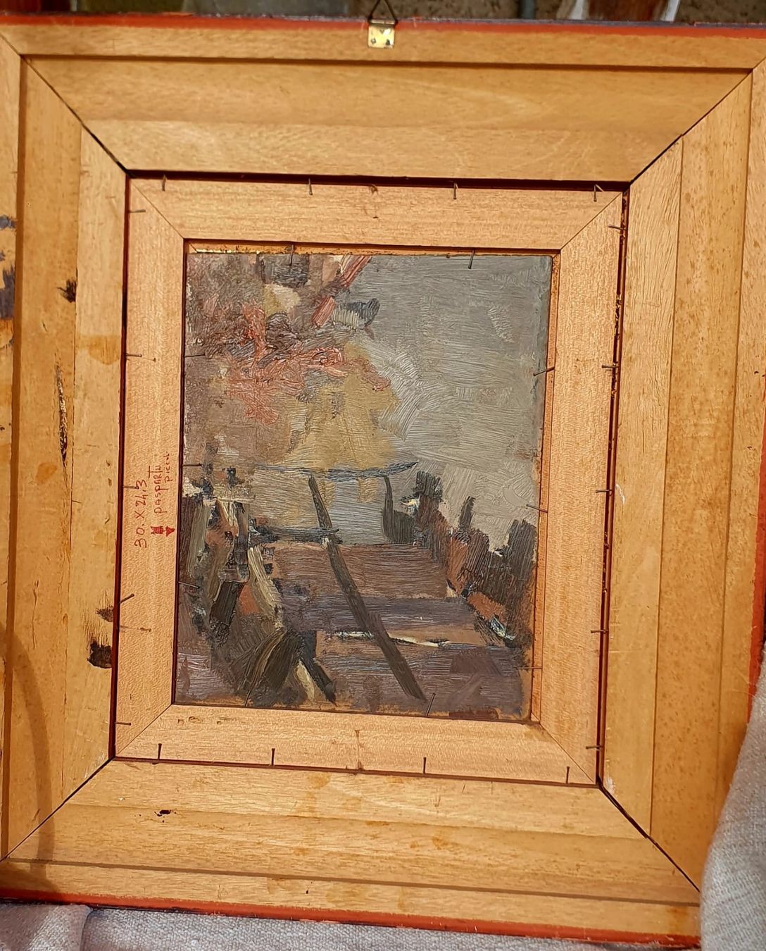 Gemälde: BARBERIS P.: Tableau/ Gemälde/ Quadro – Gebraucht aus Fribourg von SD1910 4