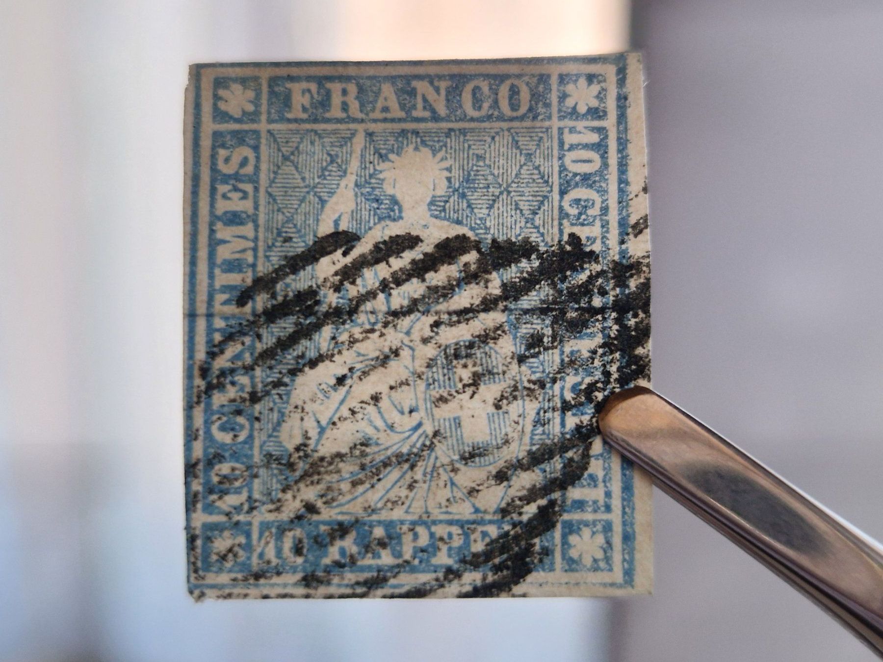 Alle Briefmarken: Strubel 23B, ab 1.- – Gebraucht aus Burgdorf von Glossy01 4