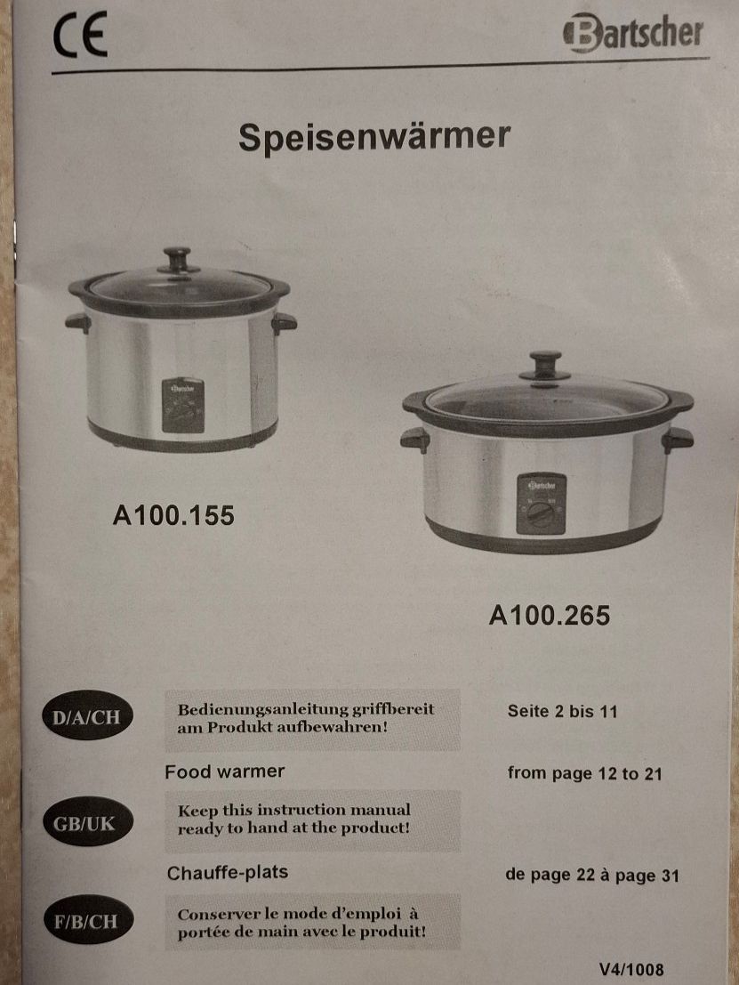Bartscher Elettrodomestici da cucina: Bartscher Speisewärmer – Nuovo (secondo la descrizione) da Weggis venduto da Jhmathis 3