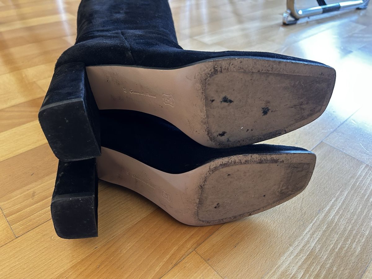 Gianvito Rossi Scarpe da donna: Wildlederstiefel von Gianvito Rossi – Usato da Zürich venduto da schregen 1