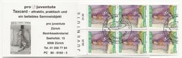 1999 Markenheft 48B Pro Juventute TAXCARD Auflage nur 2000 !