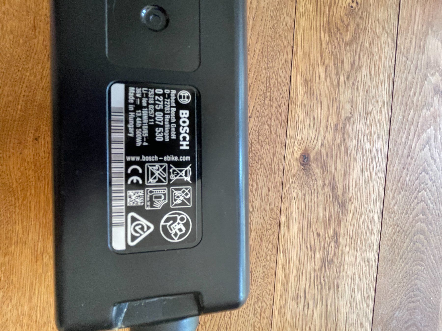 Bosch Batterie: Bosch PowerPack 500 Rahmenakku & Charger – Usato da Zürich venduto da lawy 2