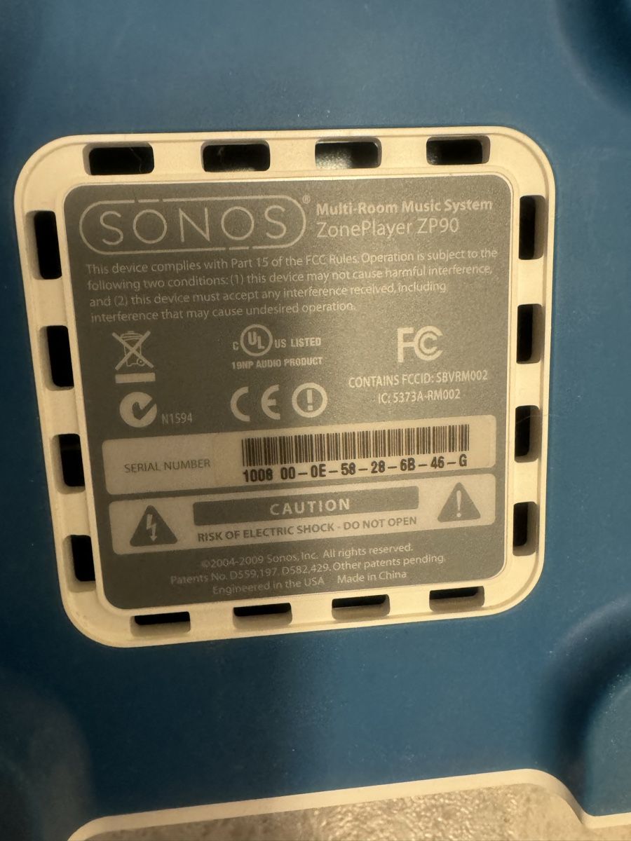 Sonos Audio- & Mediensysteme: Sonos ZonePlayer ZP90 Gen 1 S1 – Gebraucht aus Trimbach von  5