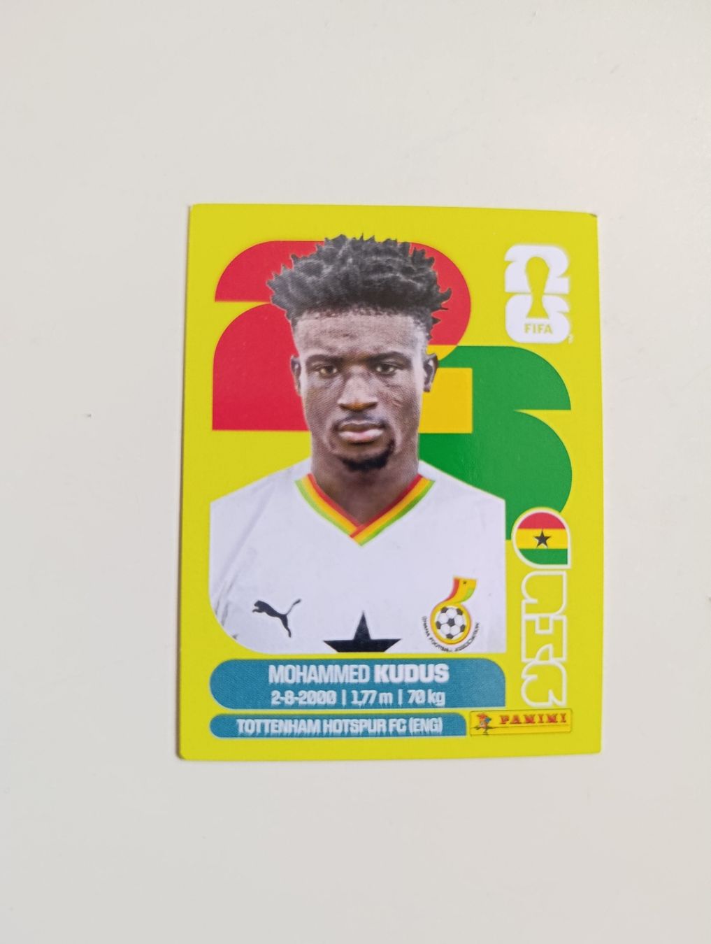 Panini Cartes à collectionner: Panini World Cup 2026 GHA 14 Kudus – Neuf (Voir description) à Lavey-Village par pas_7xd2