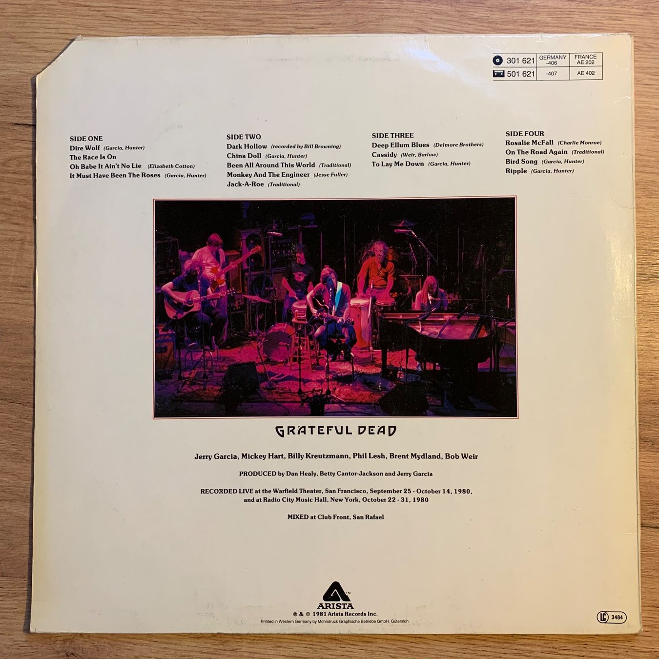 Dischi in vinile: GRATEFUL DEAD - RECKONING...OG GER 1981...EX/VG – Usato da Gals venduto da Diskopatshop 3