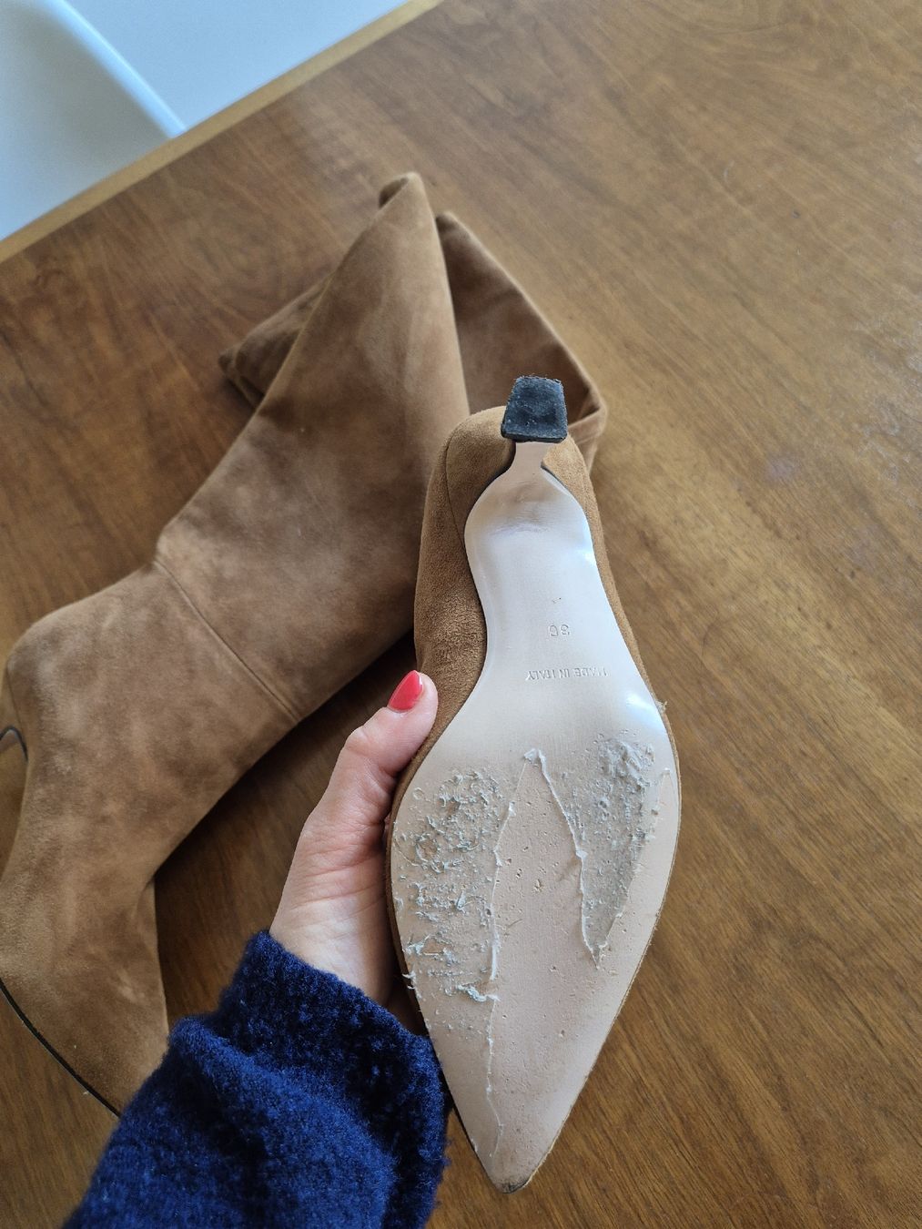 Scarpe da donna: Wildlederstiefel – Nuovo (secondo la descrizione) da Aarau venduto da KiKaMo 4