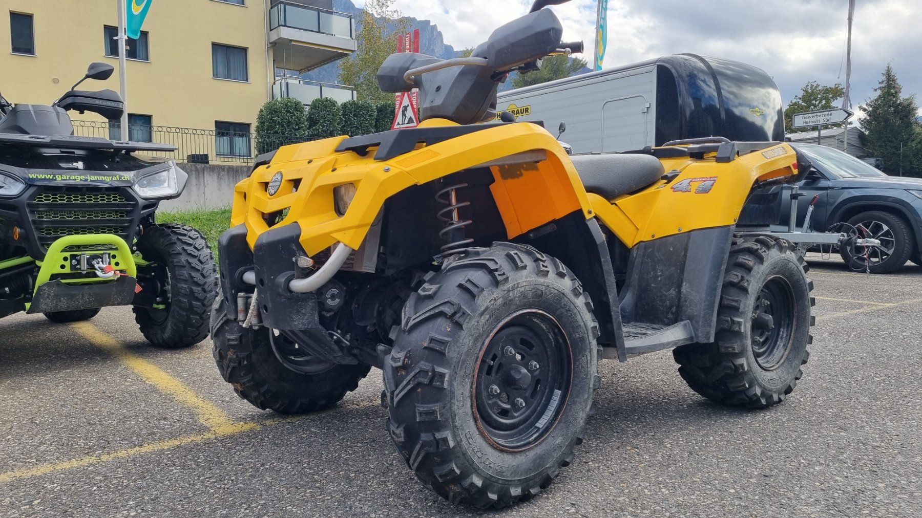 Bombardier ATVs / Quads: Can-am Bombardier Outlander 400 4x4 – Gebraucht aus Trimmis von  4