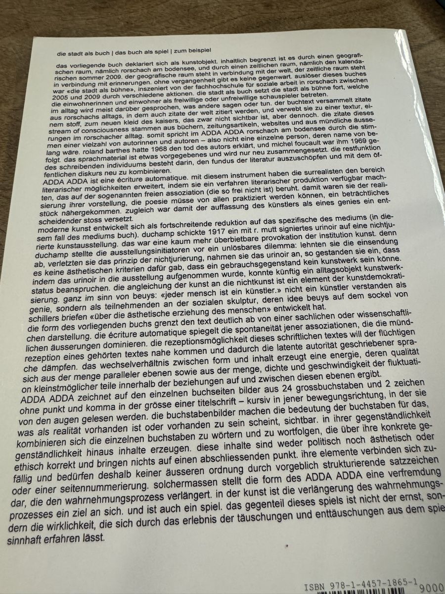 Libri: Rorschachs Adda Adda Buch ca. 120 S. A4 – Usato da Frasnacht venduto da Kulturpalast 4