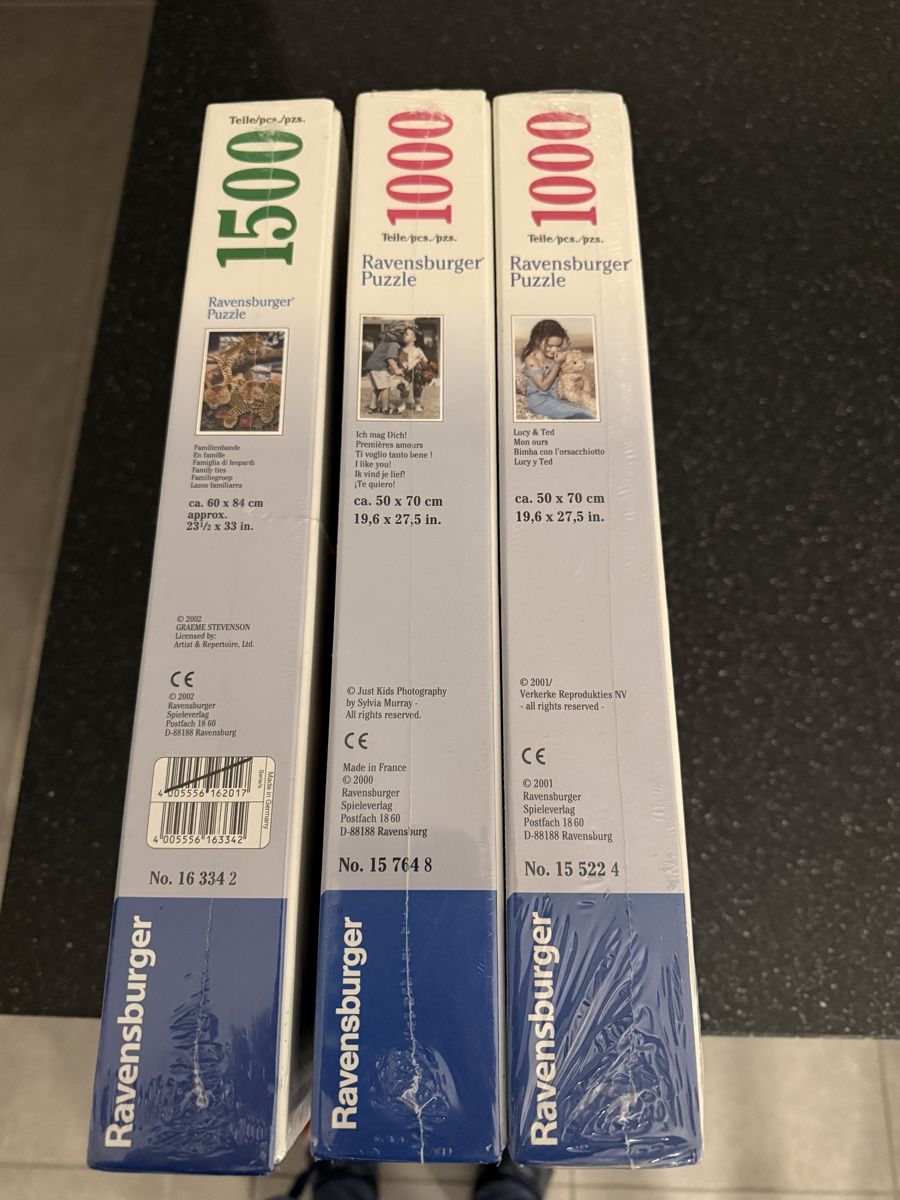 Ravensburger Puzzle: 3x Ravensburger Puzzle – Nuovo e nell'imballaggio originale da Claro venduto da KarinS84 2