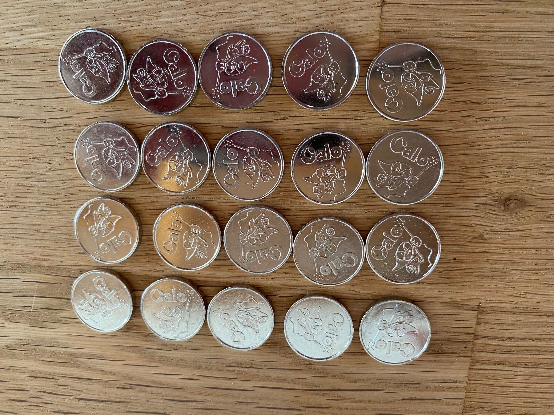 Medaillen: 20 Calo Wasch Jetons – Gebraucht aus Vilters von Zwaergli13