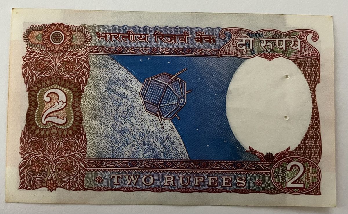 Billets de banque: Indien 2 Rupees – D'occasion à Algetshausen par Carrhard 1