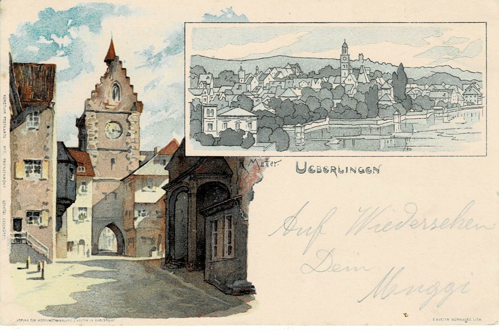 Cartoline postali: UEBERLINGEN um 1900! – Nuovo (secondo la descrizione) da Hergiswil NW venduto da Kartenfrau