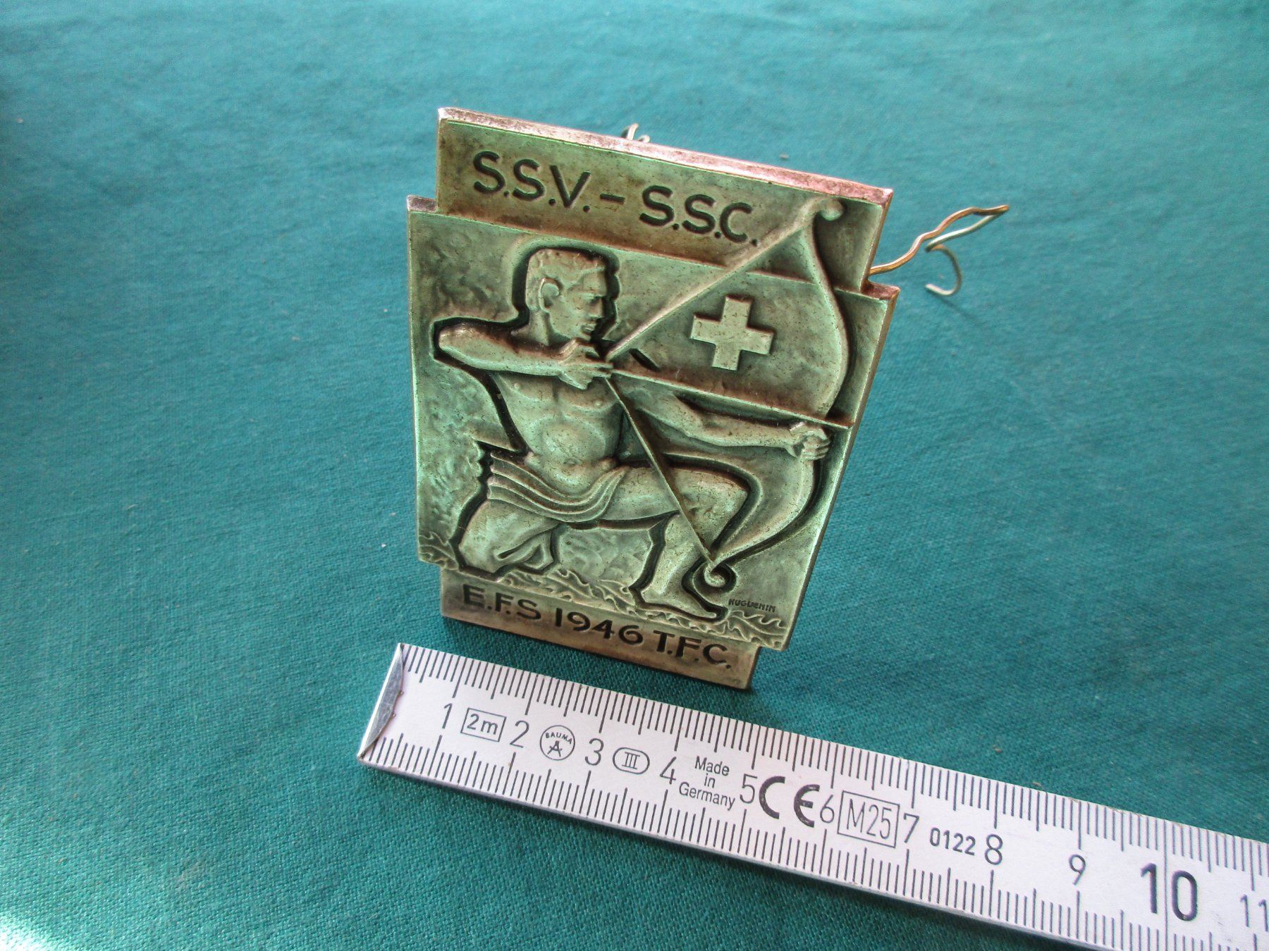 Schweizer Armee Armi bianche: Plakette 1946 – Usato da Bowil venduto da vifi01