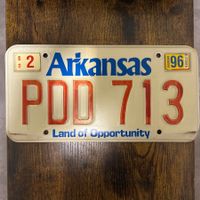🇺🇸 U.S. Autoschild - Arkansas PDD 713 - ORIGINAL