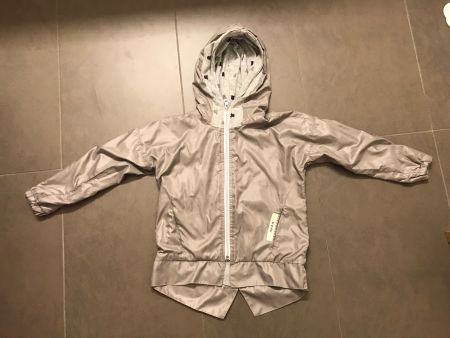 Leichte Jacke grau/lila MUMU made in Portugal 98/104