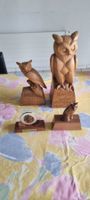 Dekorative Holz-Figuren/Trophäen