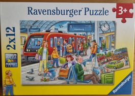 Ravensburger Puzzle (2 x 12 Teile); Thema Verkehr
