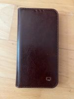 Lederhülle/Etui iPhone 12 Mini Echtleder Flip Cover, braun