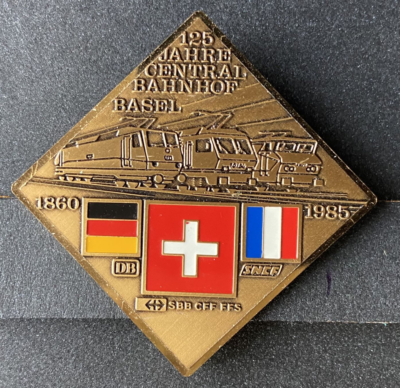 Medaglie: 125 Jahre Central Bahnhof Basel – Usato da Böckten venduto da Hansi36