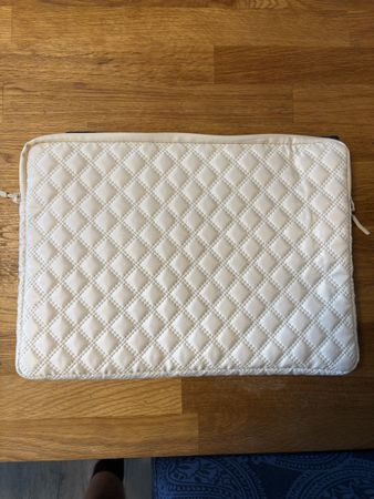     TECOOL Laptop Tasche Notebook Sleeve gepolstert Weiss