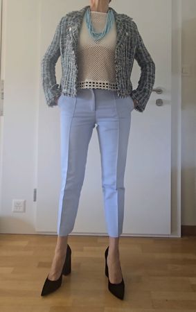 Set:Hose Prada, Top Claudie Pierlot, Tweedjacke C. Pierlot