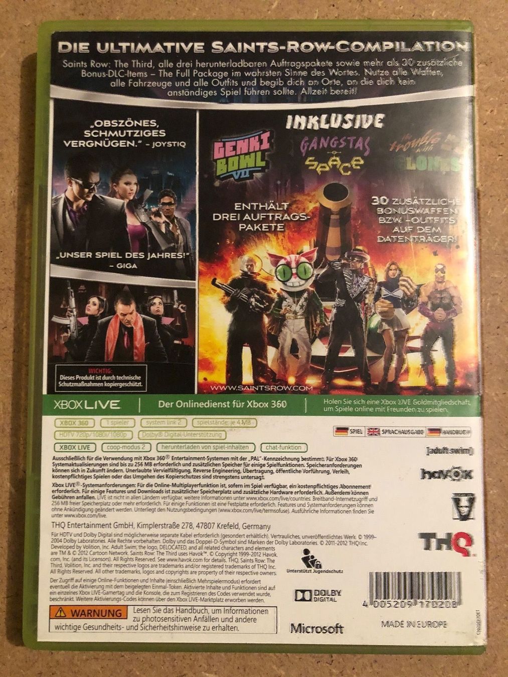 Giochi: Saints Row Third Full Package Xbox 360 – Usato da Kestenholz venduto da Mad18 1
