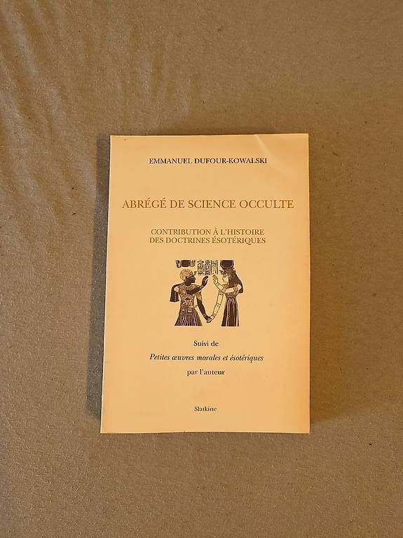Bücher: Abrégé de Science Occulte – Gebraucht aus Monthey von Flx93