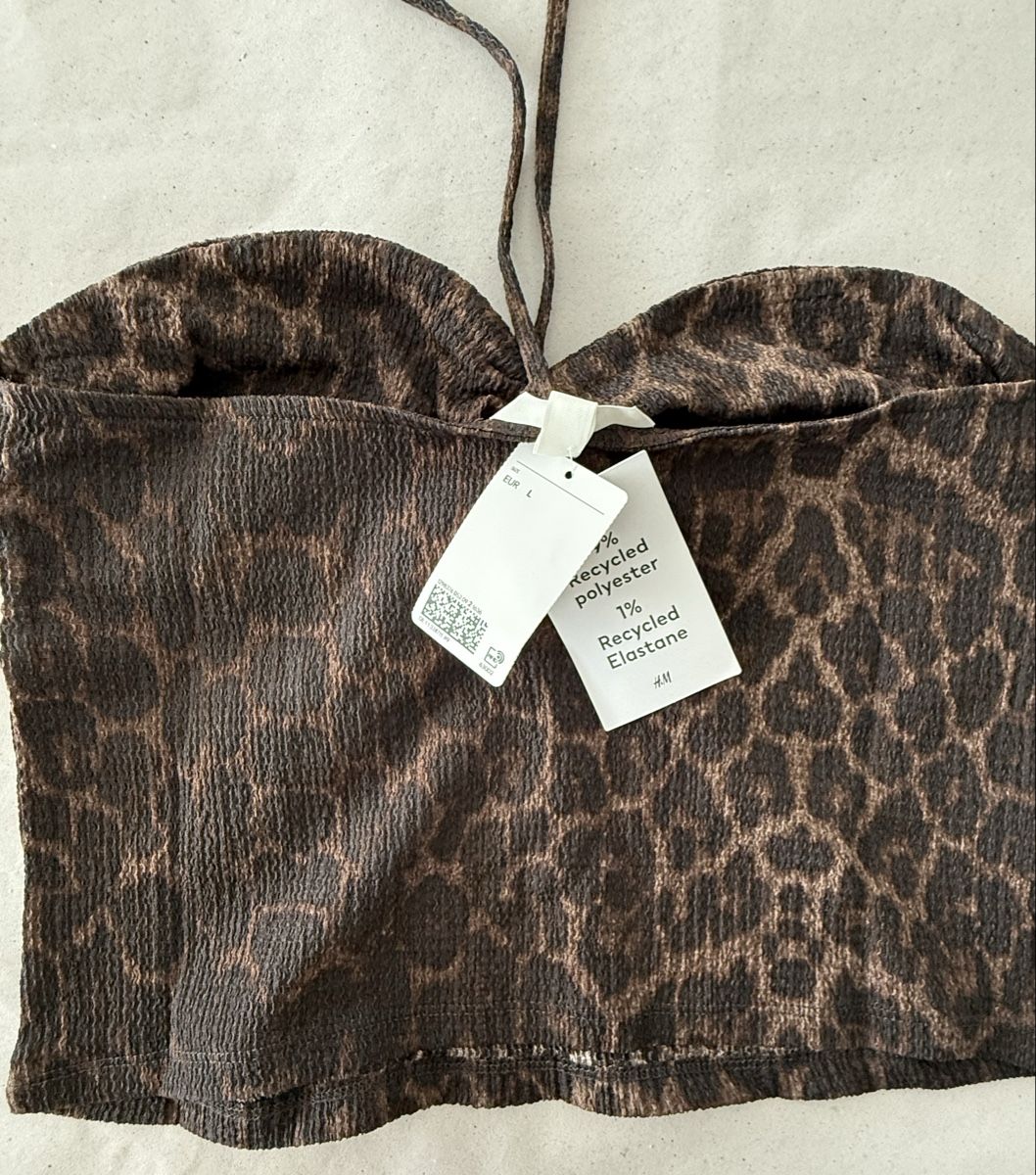 H&M Top: KURZES NECKHOLDER-TOP Grösse L – Nuovo (secondo la descrizione) da Pfeffikon LU venduto da pepino17 6
